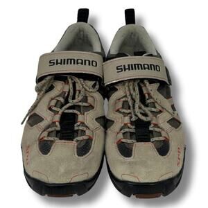 Shimano WM40 Women’s SPD Cycling Shoes EU 41 US 8.5 Tan MTB Spin w/ Cleats